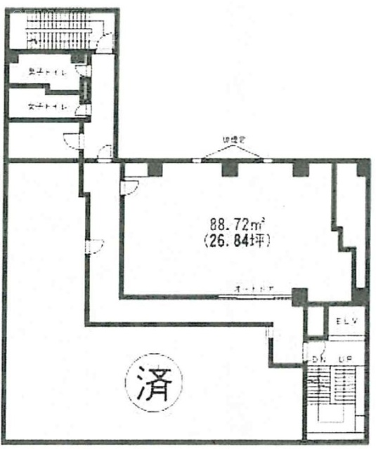 山野井ビル3F 間取り図