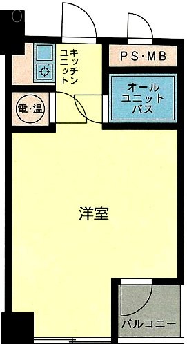 スターコート日本橋606 間取り図
