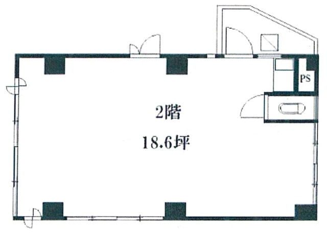 パークスビル2F 間取り図