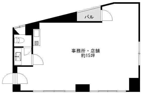 第2市田ビル3F 間取り図