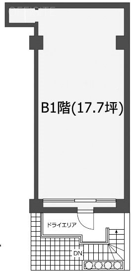 中本ビルB1F 間取り図