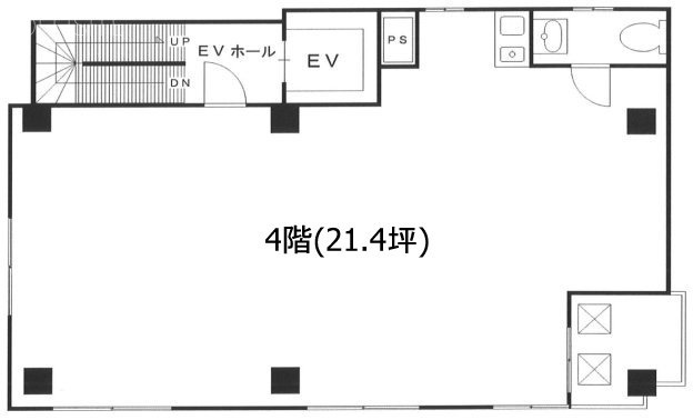 リベラ茅場町4F 間取り図