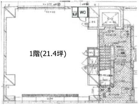第2平和田(ヒラワダ)ビル1F 間取り図