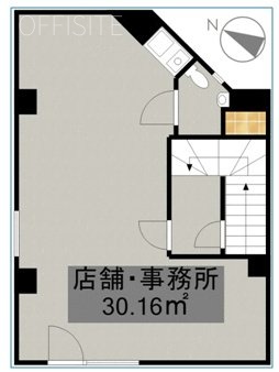 ENTER PRISE1ビル2F 間取り図