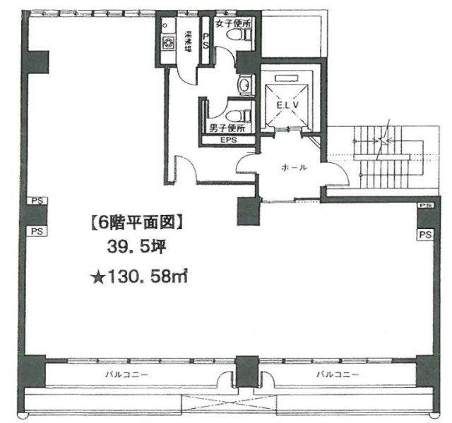 21東和ビル6F 間取り図