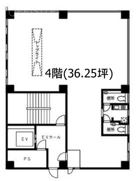KRT青山ビル4F 間取り図
