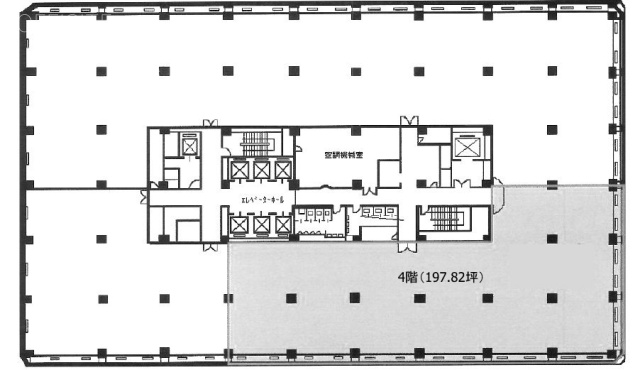 岸本ビル4F 間取り図