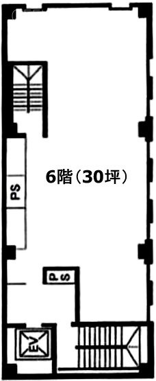 ニューギンザビル7号館6F 間取り図