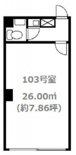 宮島ビル103 間取り図
