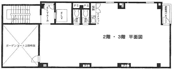 行徳メディカルプラザビル2F 間取り図