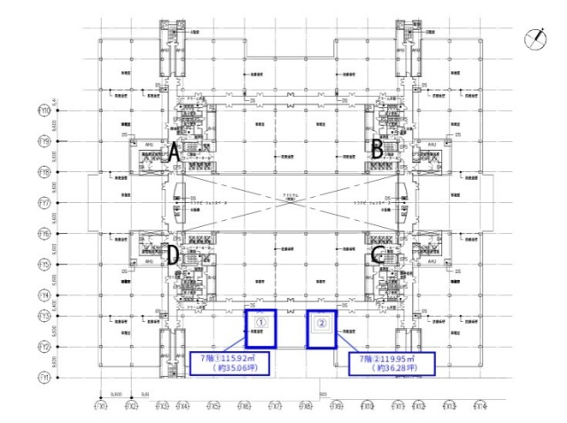 東京ファッションタウン(TFTビル東館)1 間取り図