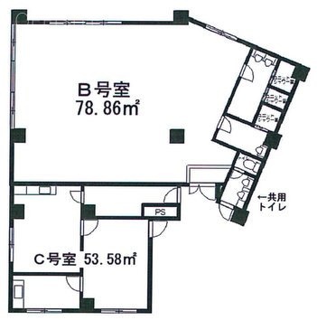 鈴木ビルB 間取り図