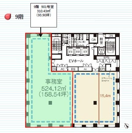 KD南青山ビル901 間取り図