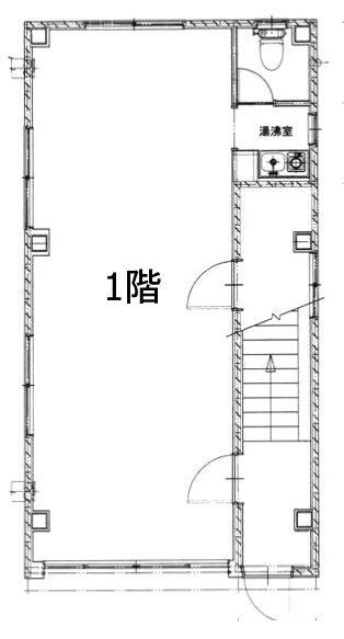 栗田ビル1F 間取り図