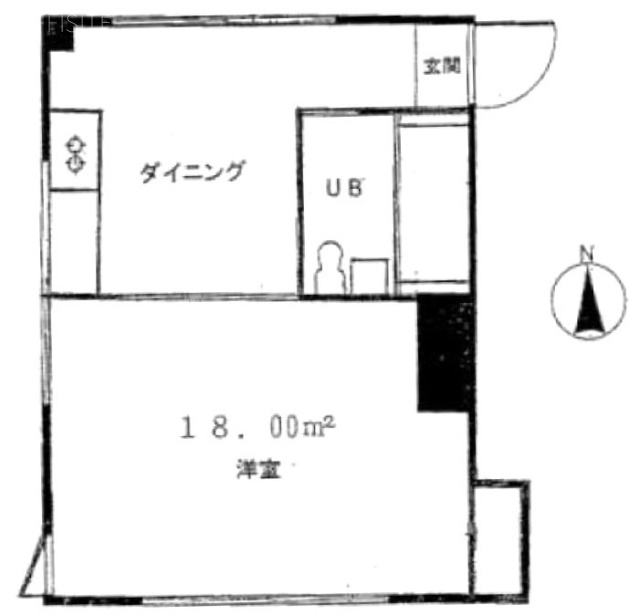 酒井ビルA 間取り図