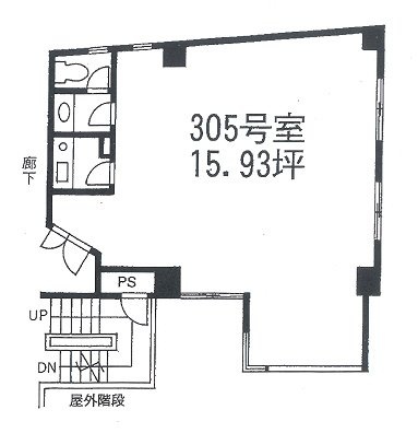 オークヒル高円寺305 間取り図