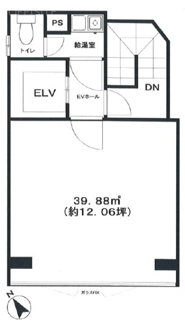 南青山シミズビル3F 間取り図