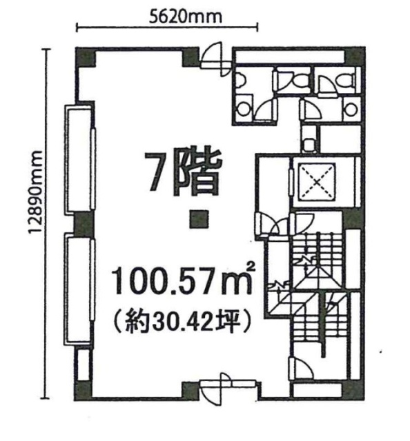 新川一丁目ビル7F 間取り図