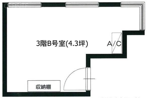 新橋第一ビルB 間取り図