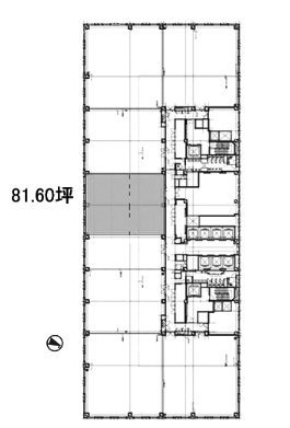 ダイバーシティ東京オフィスタワー1203 間取り図