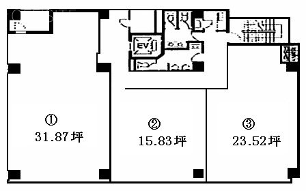 サリュートビル601 間取り図