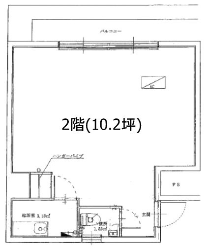 シティマンション赤坂2F 間取り図