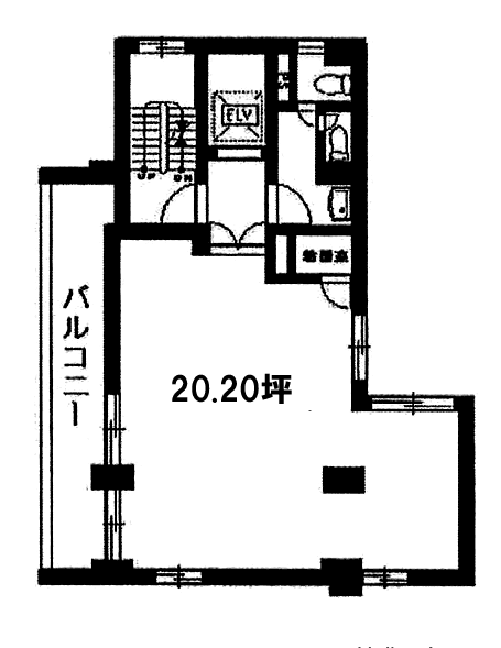 日本橋兜町幸ビル6F 間取り図