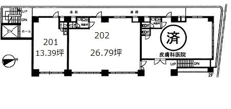 大野千川ビル201 間取り図