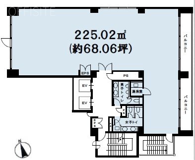 大基ビル8F 間取り図