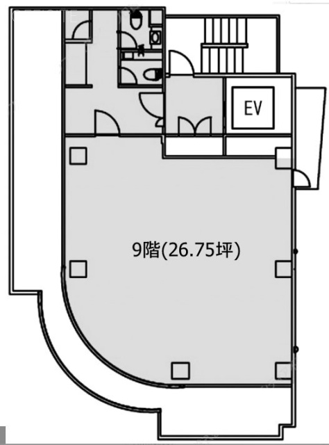 井門九段下ビル9F 間取り図