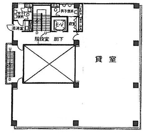 ふくせい1ビル2F 間取り図