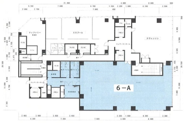 新宿高野第2ビルA 間取り図