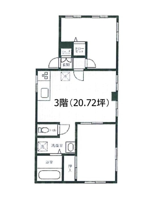 OGT板橋ビル3F 間取り図