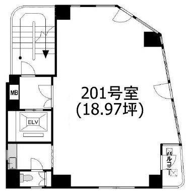 金正堂ビル201 間取り図