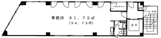南大塚NYビル6F 間取り図