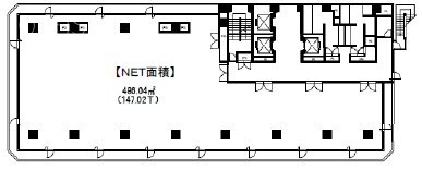 立花アネックスビル10F 間取り図