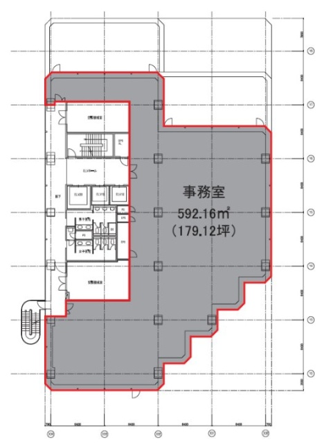 世田谷ビジネススクエアヒルズⅢ4F 間取り図