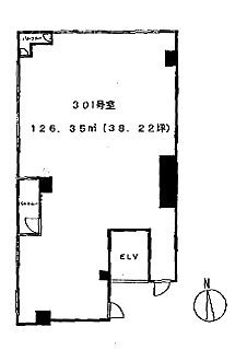 新宿MOAビル301 間取り図