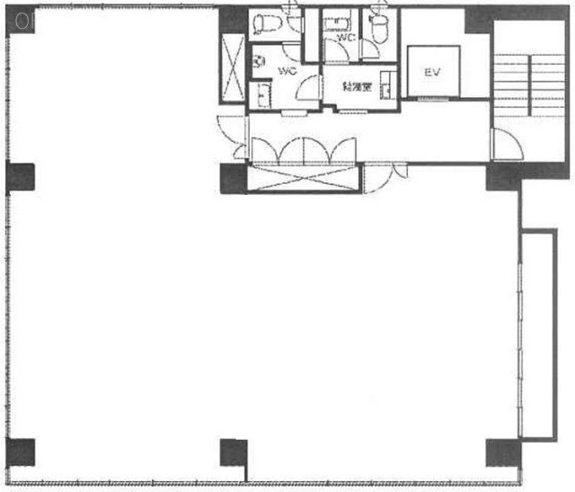 月島NRビル4F 間取り図