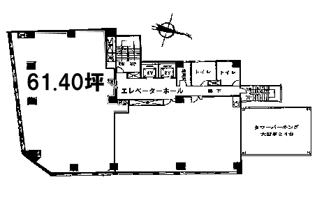 曽田ビル6F 間取り図