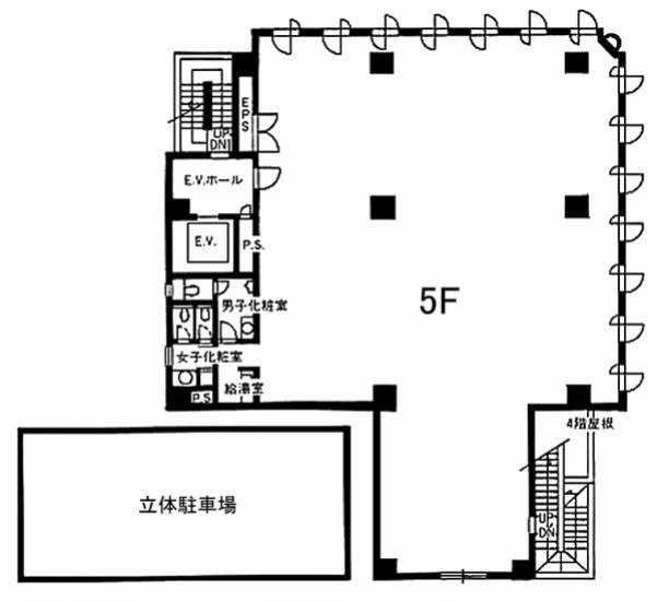 ユニゾ大井4丁目ビル5F 間取り図