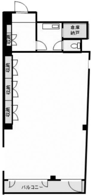 パレドール原宿ビル3F 間取り図