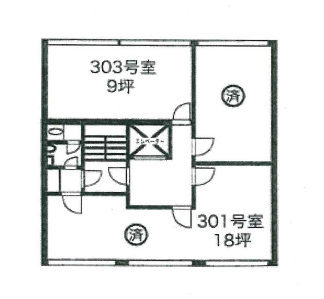 川村ビル303 間取り図