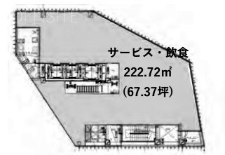 キュープラザ原宿ビル8F 間取り図