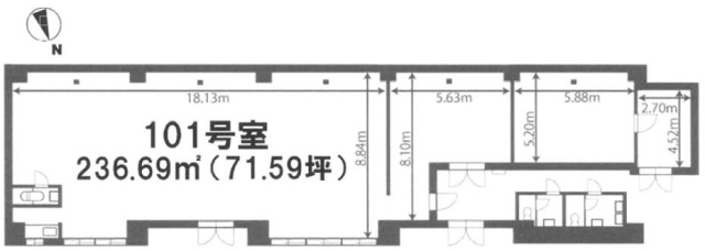 ワコー第3マンション101 間取り図