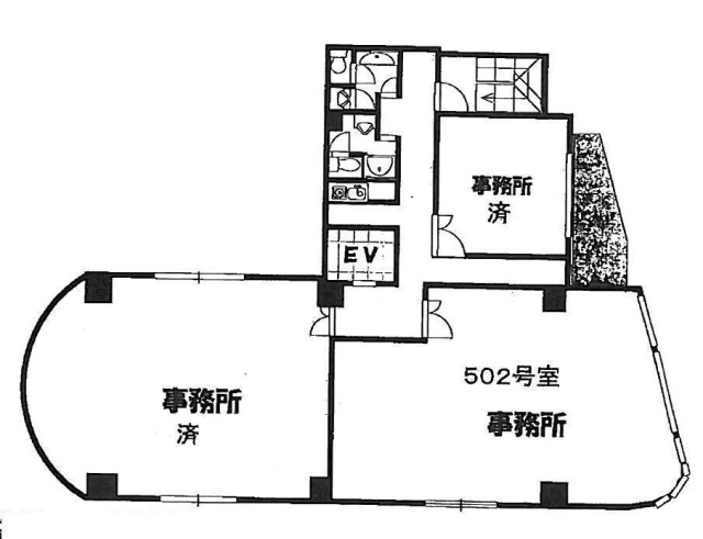 宮城ビル5F 間取り図