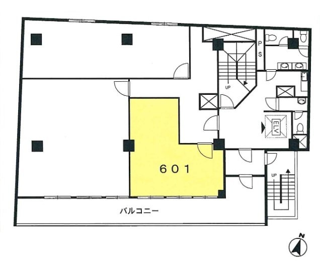 合同ビル601 間取り図