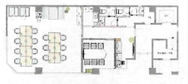 NOVEL WORK 京橋1F 間取り図