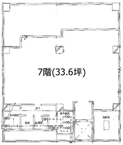 一口坂TSビル7F 間取り図