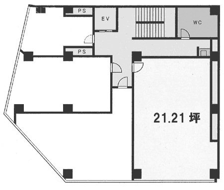 川崎センタービル501 間取り図